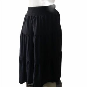 Knee length peasant skirt